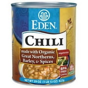 EDEN Chili - Great Northern & Barley, 29 Ounce (Pack of 6)