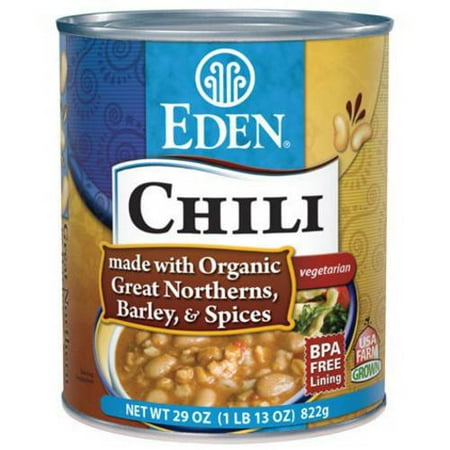 EDEN Chili - Great Northern & Barley, 29 Ounce (Pack of 6)