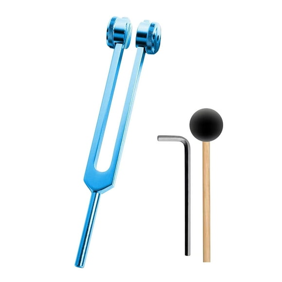 Tuning Forks for Healing Chakra Set 128Hz Weighted Tuning Fork 128 Hz Sound Therapy Solfeggio Tuning Fork Set Medical Meditation Tools Frequency Healing Devices