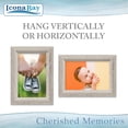 thumbnail image 2 of Icona Bay 4x6 Medium Density Fiberboard Picture Frame, Gray, Set of 6, Cherished Memories Collection, 2 of 7