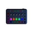 thumbnail image 1 of TFixol F11 Pro Live Streaming Audio Mixer with 48V Phantom Power, Dual XLR Mic Inputs, 4 Custom Sound Effects, RGB Lighting, Noise Reduction, and Portable Design for PC, Mobile, and Gaming - Black, 1 of 6