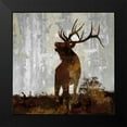 thumbnail image 2 of Colburn, Carl 20x20 Black Modern Framed Museum Art Print Titled - Elk, 2 of 5