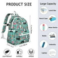 thumbnail image 6 of Australian Shepherd Dog and Flower Backpack for School,Cute School Bag,Schoolbag with Adjustable Shoulder Straps & Padded Back,13.4"x11"x4.7", 6 of 6
