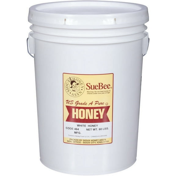 (Price/Case)Honey White In Pail 1-60 Pound