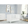 thumbnail image 6 of Delta Children Sonny 4-in-1 Convertible Baby Crib, Bianca White, 6 of 11