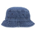 thumbnail image 1 of Pigment Dyed Bucket Hat, Denim, 1 of 2