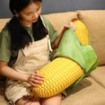 thumbnail image 6 of 17.7in Corn Plush Pillow, Realistic Stuffed Vegetable Doll with Soft Cotton Fabric, Cute Funny Simulation Toy for Kids Boys Girls, Cozy Hugging Cushion, Birthday Holiday Gift and Home Sofa Decoration, 6 of 6