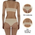 thumbnail image 4 of Set 3 tops corte recto + 3 panties corte bikini sin costura para dama d’Ssentials, 4 of 5