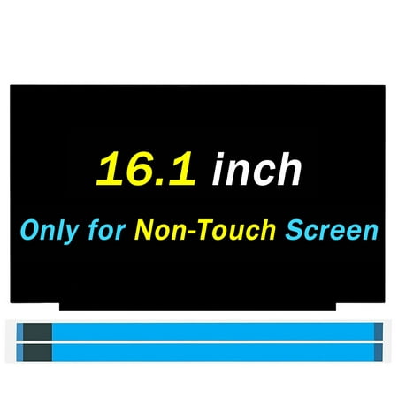 PEHDPVS Screen Replacement 16.1" for HP Omen 16-wd0013dx 16-wd0063dx 40 Pin 144Hz (1920x1080) LCD Screen Display LED Panel Non-Touch Digitizer(Only for Non-Touch Screen)