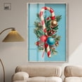 thumbnail image 3 of Candy Cane Bouquet II Shadowbox Print Christmas Wall Decor by Art Remedy, Blonde Frame, 37 x 55, 3 of 7