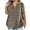 tops 40#Brown, variant on oqasdz Women's T Shirts V Neck Short Sleeved Blouse Casual Loose Soft Basic Top with Pockets Outdoor Summer Tee Tops