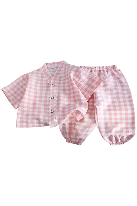 Girls Boys Summer Outfit Sets 3/4 Sleeve Cloud Outfits Kids Toddler Long Sleeve Tops With Pants Home Outfits Soft Comfortable Casual For Baby Children Clothes Sets Soft O-Neck Dailywear