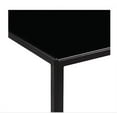 thumbnail image 3 of Cterwk Rectangle Dining Table for 4 Person, Tempered Glass Top Dining Table for Living Room, Kitchen, Dining Room, Black, 3 of 7