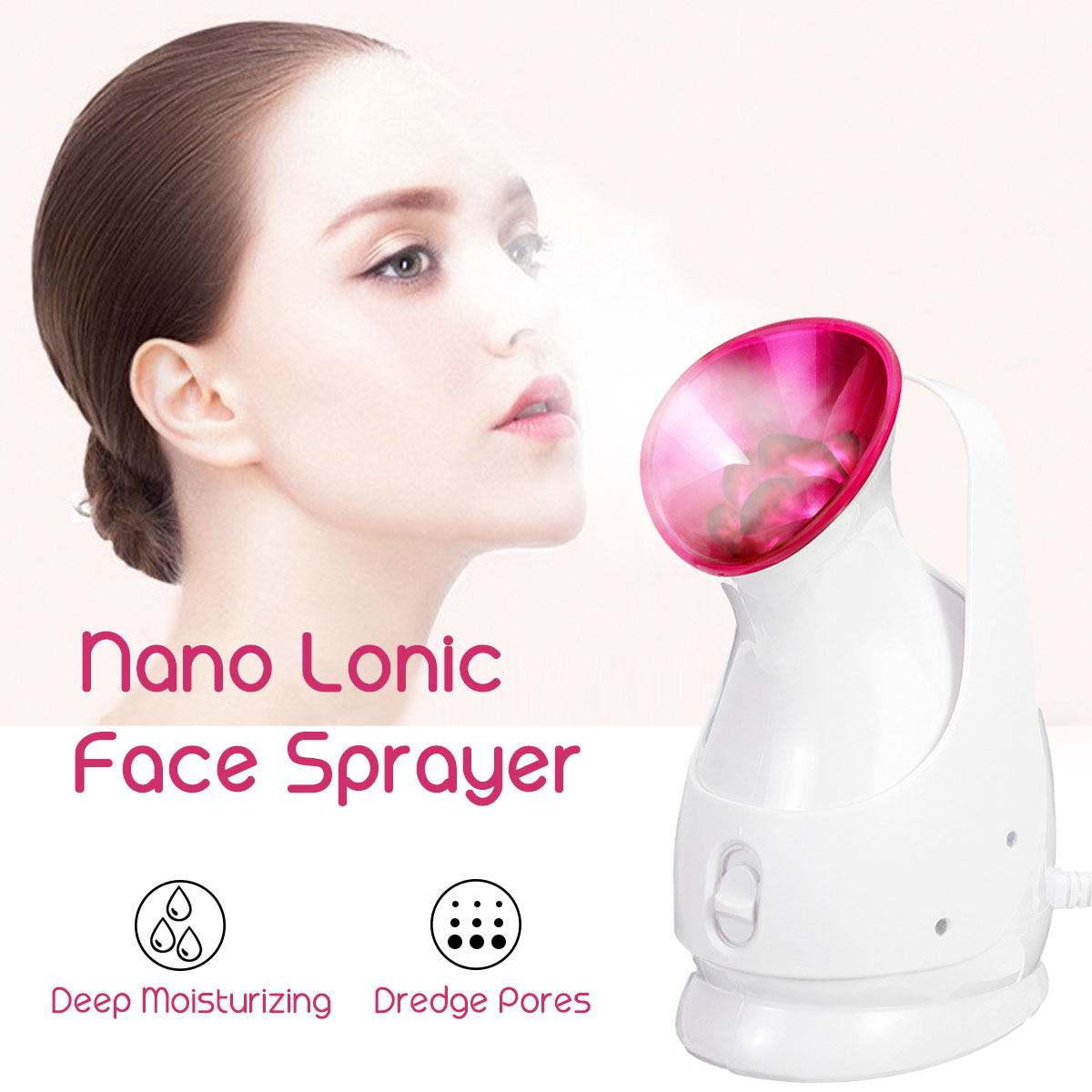 Nano Facial Steamer Face Steamer for Face Hot Mist Moisturizing