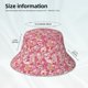 thumbnail image 3 of Fotbe Sweet Sombrero Tipo Pescador con Estampado – Sombrero de Sol de Algodón de Moda para Playa, Golf, Pesca, 3 of 6