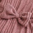 thumbnail image 4 of TOWED22 Baby Girl Clothes Newborn Fall Outfits Ruffle Knitted Long Seeve Romper Top & Flare Pants Sets,6-9 M, 4 of 7