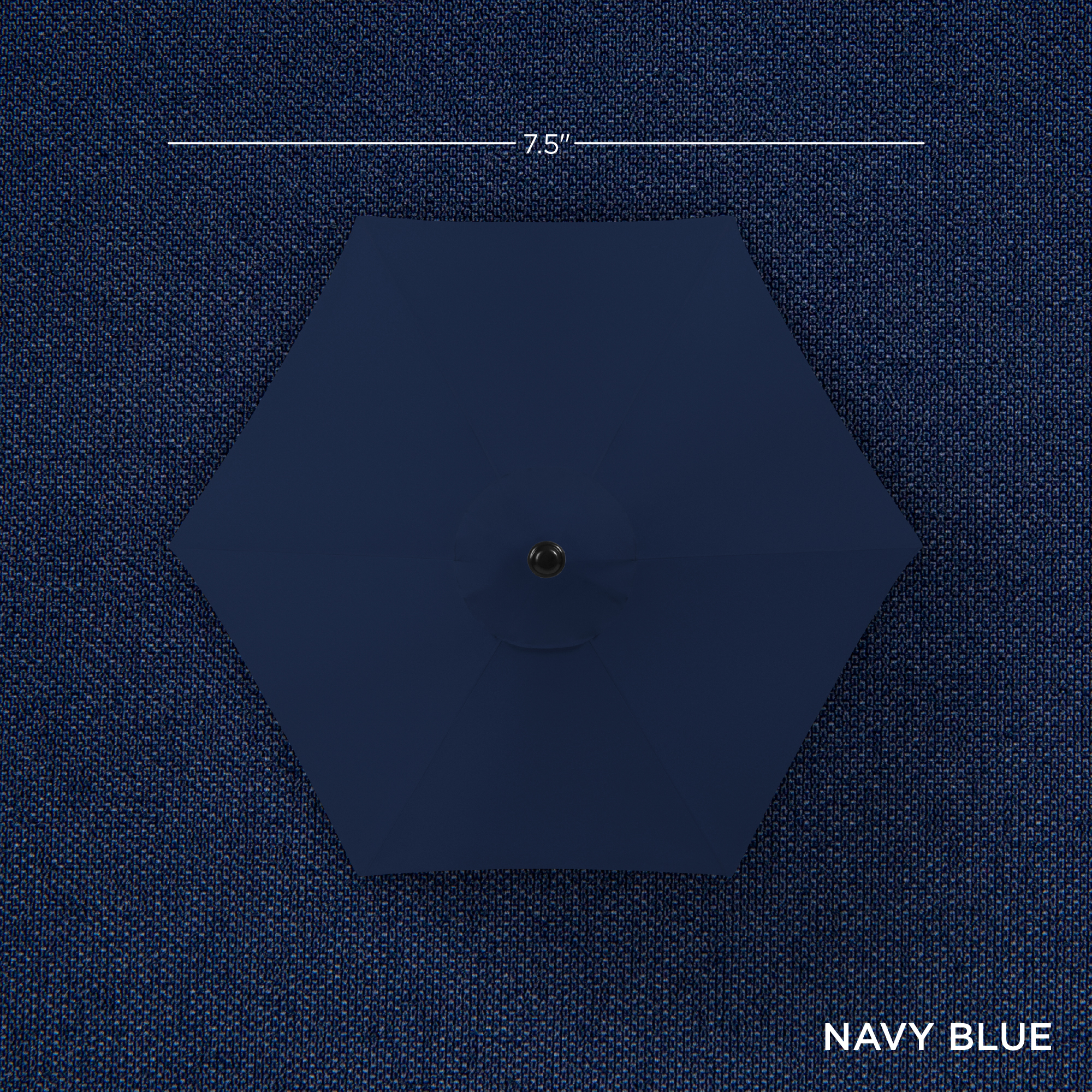 Best Choice Products 7.5ft Solar LED Patio Umbrella, Navy Blue photo 4