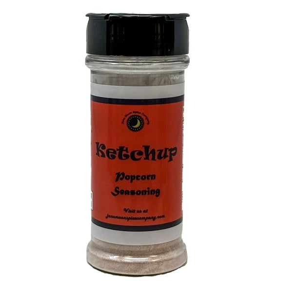 Ketchup Popcorn Seasoning | Premium | Crafted in Small Batches by June Moon Spice Company | 5.5 fl. oz. Jar