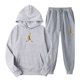 thumbnail image 1 of Sudadera con capucha y pantalones y2k para hombre y mujer, conjunto de ropa deportiva, Sudadera con capucha y pantalones de chándal, moda Unisex xuanjing unisex, 1 of 2