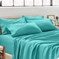 thumbnail image 3 of Bare Home Pillowcase Set - Premium 1800 Collection - Double Brushed - Ultra Soft - Standard Size, Turquoise, 4 Count, 3 of 8