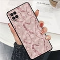 thumbnail image 1 of Funda mate con armadura de corazón de amor rosa y oro negro para Samsung Galaxy A21s, A12, A22, A13, A52, 5G, A11, A71, A32, A51, 4G, A72, A31, A23, A53, A33 QYM unisex, 1 of 2