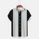 thumbnail image 1 of pstuiky camisetas de hombre, Camisa deportiva informal de manga corta para hombre, estilo ejecutivo, con solapa y estampado ropa de hombre xxl, 1 of 5