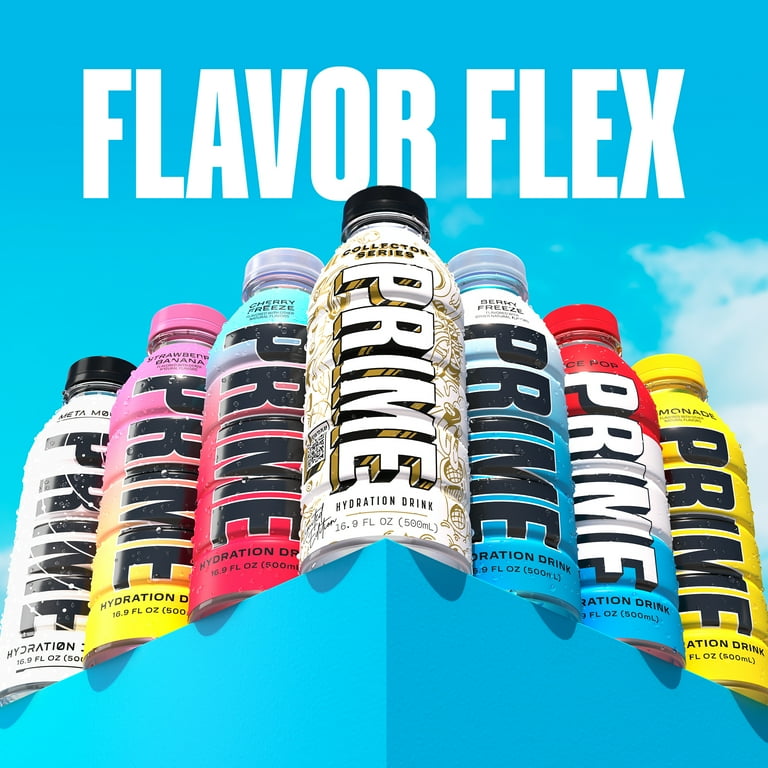 Prime Hydration Sports Drink, Collector Series, 16.9 fl oz, 12
