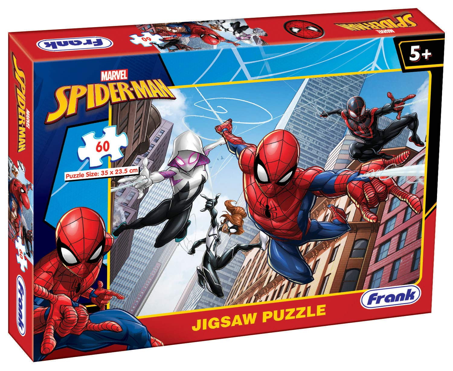 Frank Puzzle Spiderman (60 Pcs) for 5+ Yrs - Maya Toys
