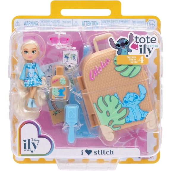 Disney Tote Ily Teenies Series 4 I Love Stitch Mini Doll