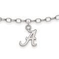 thumbnail image 4 of Auriga Fine Jewelry 925 Sterling Silver Rhodium-plated 9 inch Anklet for Women, 4 of 6