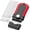 Red, variant on Bates- Razor Blade Scraper, Red, Locking Razor Scraper Set with 10 Extra Stainless Steel Blades, Window Scraper