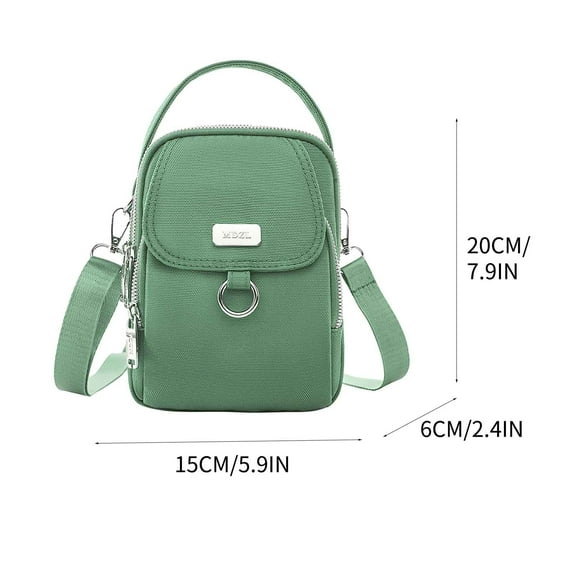 Taicans Womens Small Crossbody Phone Bag,Small Canvas Cell Phone Purse Wallet with Adjustable Strap,Waterproof Cute Cross Body Phone Purse,Zipper Shoulder Bag Purse Wallet for Sport Shopping Travel E