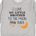 thumbnail image 3 of Inktastic I Love My Little Brother to the Moon and Back Toddler Sweatshirt, 3 of 4