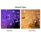 thumbnail image 4 of Lámpara de cortina de luces LED de hadas colgantes 8 modos dinámicos diferentes con diseño de alce Abanopi Cadena de lámpara, 4 of 7