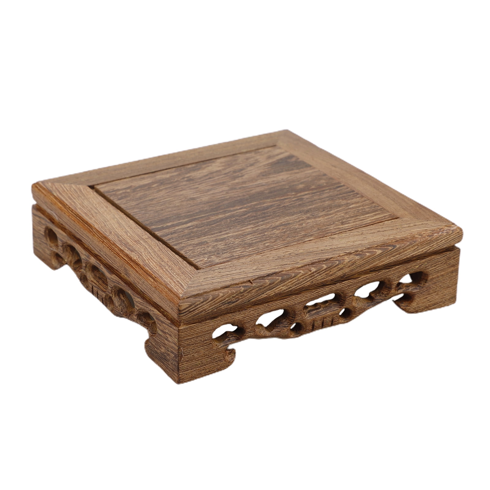 Wooden Display Stands Practical Teapot Vase Bonsai Base For Home Office