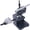 Gray, variant on 2 Ton Folding Engine Hoist Cherry Picker Shop Crane, Heavy Duty Steel with 6 Casters, Red Black, 4000 lbs Capacity, Space Saving Design