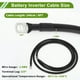 thumbnail image 4 of Cables de batería de inversor de 2 AWG de 3/8" Lug, cobre estañado, 1 pieza, negro, 8 pies, 4 of 7