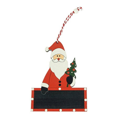 

Ozmmyan Wooden Santa And Snowman Pendant Christmas Tree Decoration Pendant Christmas Decorations Home Decor Gift on Clearance