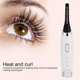 thumbnail image 5 of Rizador de pestañas en caliente rizador de pestañas eléctrico mujeres niñas se calienta rápidamente herramienta de maquillaje de belleza para ojos de larga duración rizador de pestañas, 5 of 5