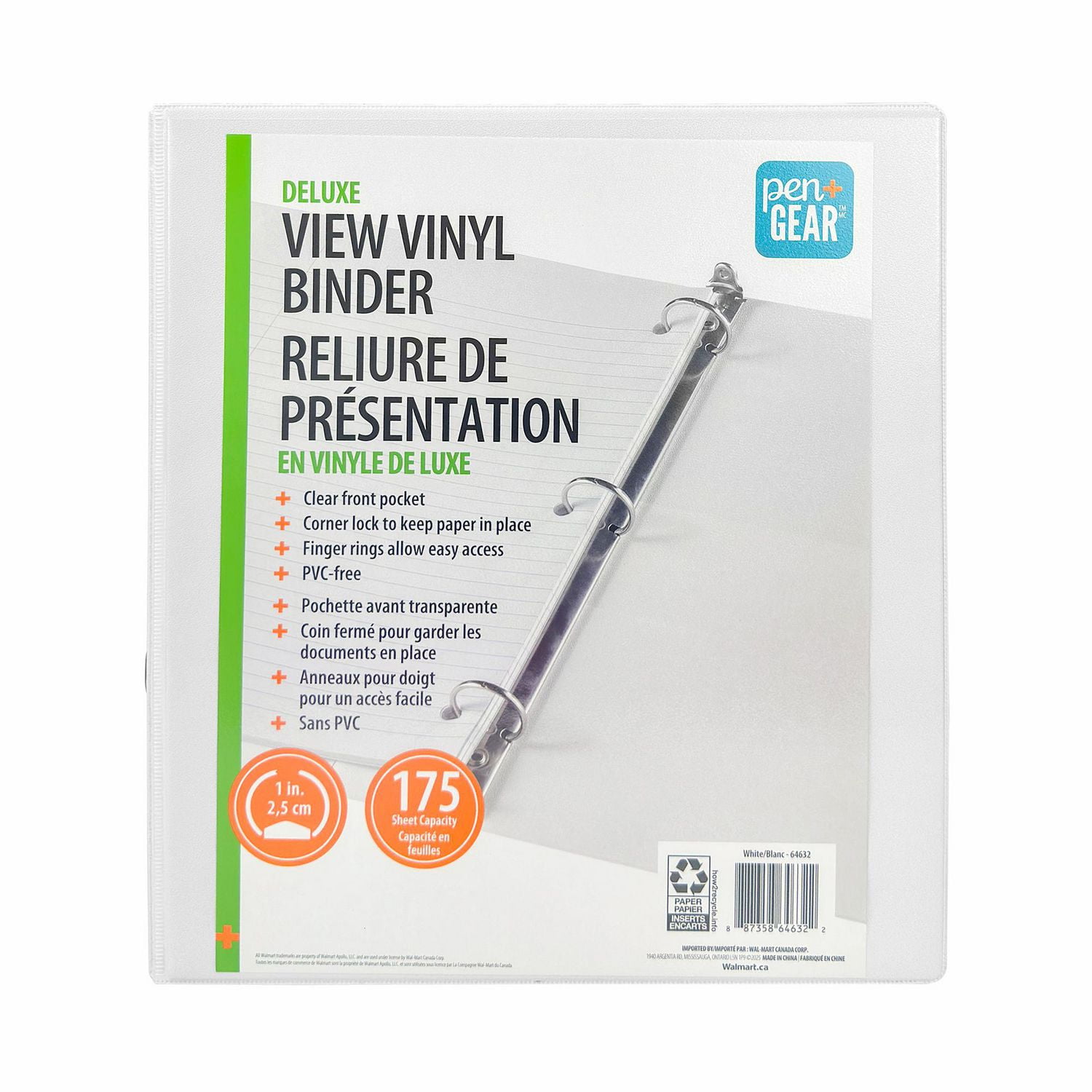 PEN + GEAR PL PG DLX VW 1`` WHT