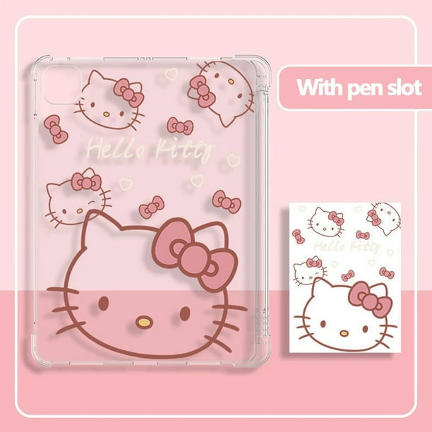 Funda protectora de Hello Kitty Sanrio para IPad, carcasa de 2018 a 2021 Pro 11 Air 3 4 5 10,5 10,9, para IPad Mini 4 5 6 7,9 8,3