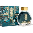 thumbnail image 1 of FZC-Fountain Pen Ink, Everyday Ink Collection,Deep Teal with Dual Metallic (Silver and Gold) Shimmer, 38ml, 1 of 3