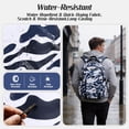 thumbnail image 3 of Ficcug School Backpack for 16" Laptop,Fashion Waterproof School Bag for Boys Girls Women Men Teens,Middle / High / College Bookbags,Blue, 3 of 8