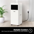 thumbnail image 4 of Aeric 5,000 BTU 8,000 BTU ASHRAE Portable Air Conditioner, Matte White, 400 Sq. Ft., AERP051AMW, 4 of 18