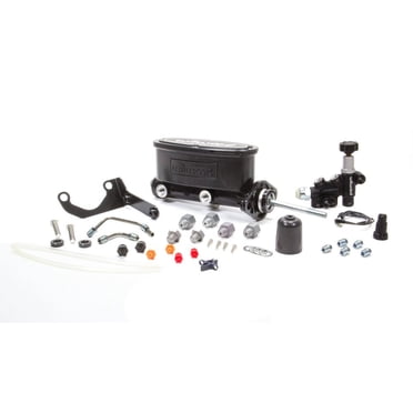 Wilwood HV Tandem M/C Kit w L/H Bracket & Prop Valve - 1 1/8in Bore main image 1