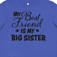 thumbnail image 4 of Inktastic My Best Friend is My Big Sister with Hearts Youth T-Shirt, 4 of 5