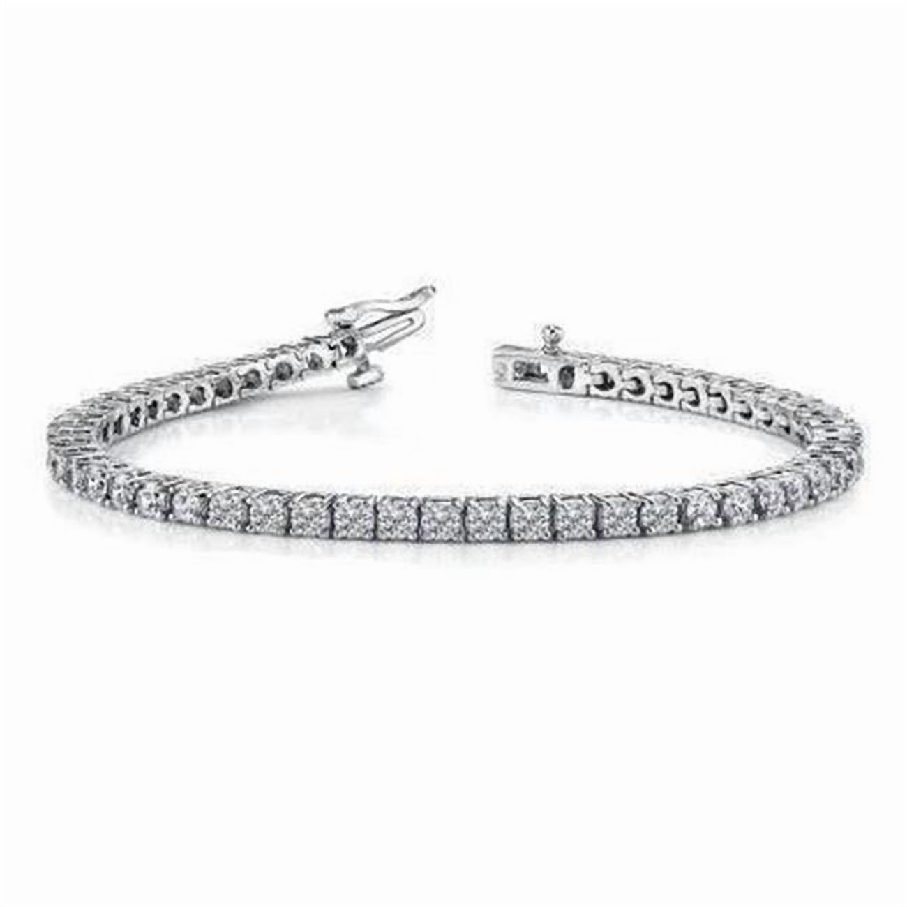 Harry Chad Enterprises 58139 7.50 CT Round Diamond Lady Mens Solid Gold 14K Tennis Bracelet