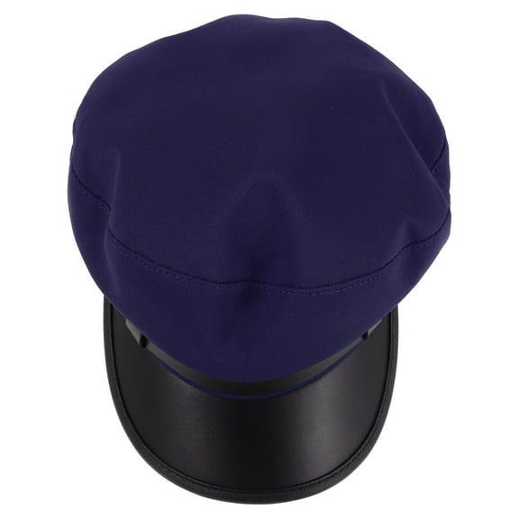 BESTYASH British Style Dark Blue Mens Flat Top Beret Hat Lightweight Breathable Unisex Captain Cap