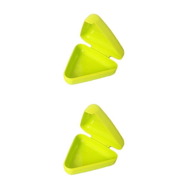 Guardoinrt Plastic DIY Sushi 3D Mold Rice Ball Maker Kitchen Gadgets Japanese Home Triangular Shape Shaping Tool Food Mould Bento random color 2Set
