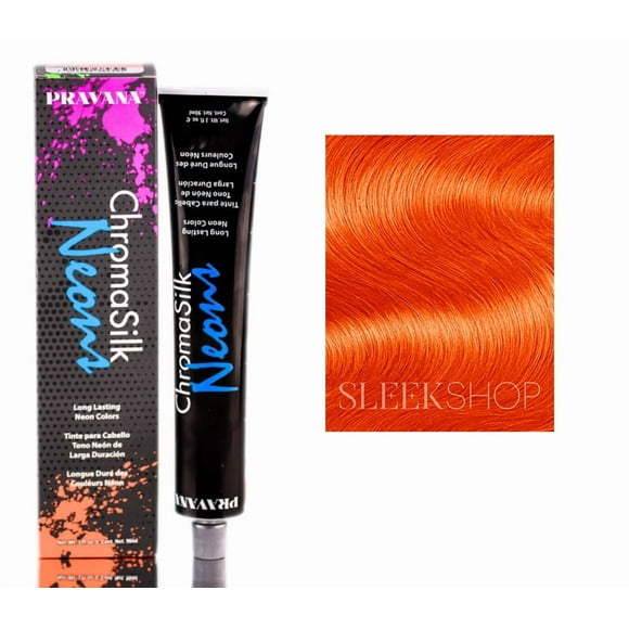 ChromaSilk Vivids - Neon Orange by Pravana for Unisex - 3 oz Hair Color Pravana Pravana
